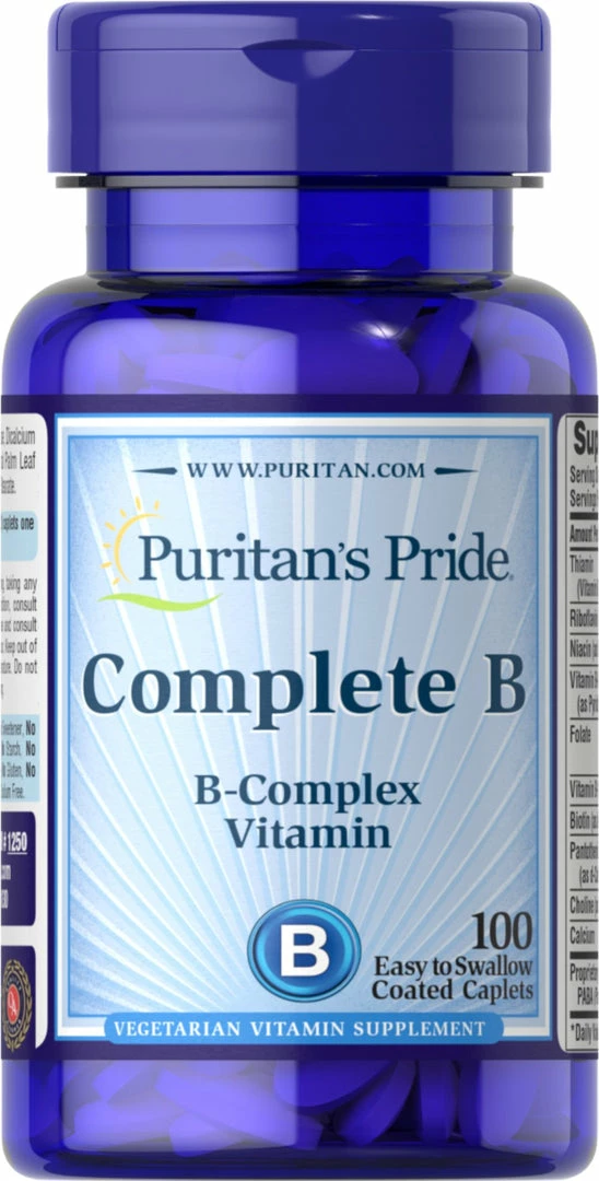 Buy ๐ Puritans's Pride Puritan's Pride Complete B (B-Complex Vitamin) 100Caps Vitamins & Minerals โค๏ธ 1 Puritans's Pride Puritan's Pride Complete B (B-Complex Vitamin) 100Caps Vitamins & Minerals