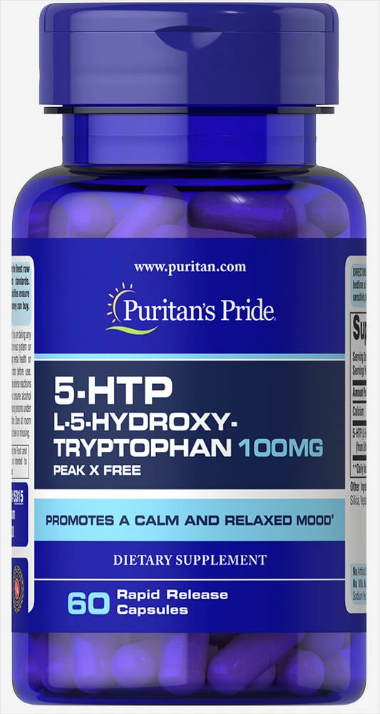 Top 10 ❤️ Puritans's Pride Puritan's Pride 5-HTP L-5-Hydroxy-Tryptophan 100mg (60 Caps) 🎉 1 Puritans's Pride Puritan's Pride 5-HTP L-5-Hydroxy-Tryptophan 100mg (60 Caps)