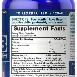 Puritans's Pride Puritan's Pride Double Strength Glucosamine Chondroitin & MSM