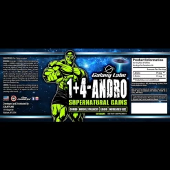 Test Boosters, Andro, And PCT Galaxy Labs 1+4 Andro Supernatural Gains (60 Tabs)