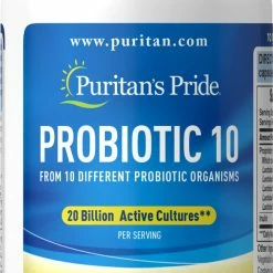 Puritans's Pride Puritan's Pride Probiotic 10 (120 Caps) Vitamins & Minerals