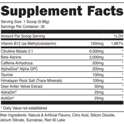 Bucked Up Pre-Workout