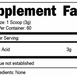 Bucked Up Aspartic Acid 60 Servings Unflavored