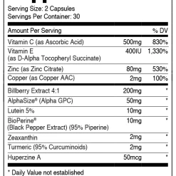 Bucked Up Bullseye 60 Caps