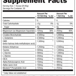 Amino Acids / Intraworkout Bucked Up All Bulk No Bloat