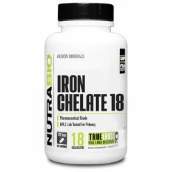 NutraBio Iron Chelate (120 Caps) Vitamins & Minerals