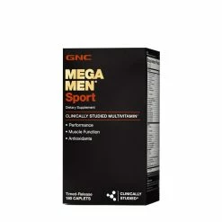 GNC Mega Men Sport (180 Caps) Multivitamins