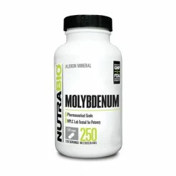NutraBio Molybdenum 250mg (120 Caps) Vitamins & Minerals