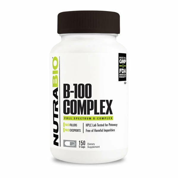 Coupon ๐งจ Vitamins & Minerals NutraBio Vitamin B-100 Complex (150 Caps) ๐ 1 Vitamins & Minerals NutraBio Vitamin B-100 Complex (150 Caps)