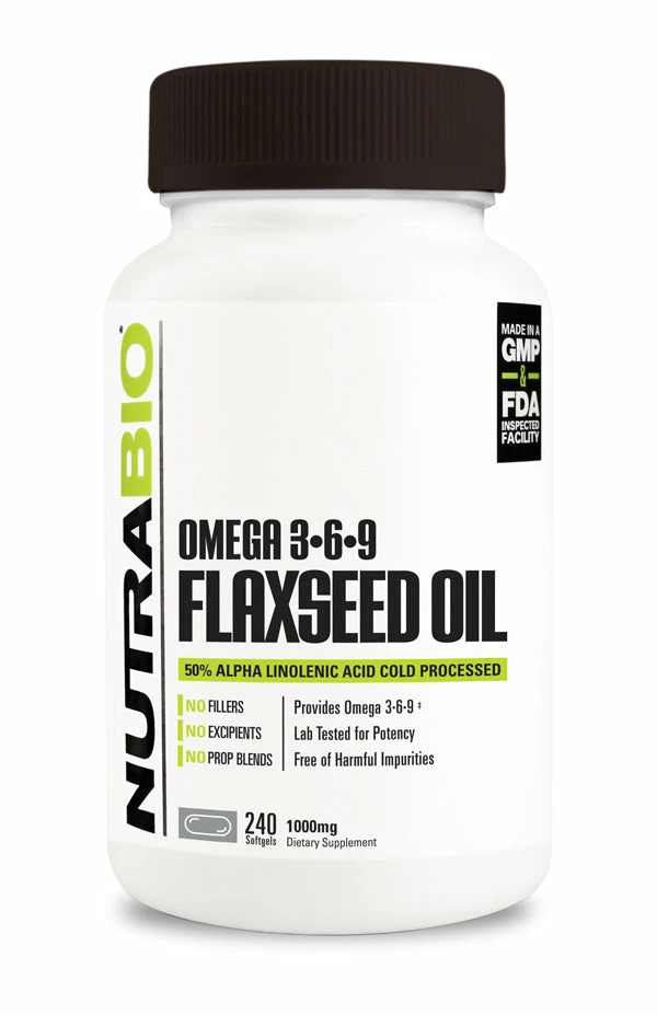 Buy 🤩 Nutrabio Omega 3-6-9 Flaxseed Oil (240 Softgels) Vitamins & Minerals ✨ 1 Nutrabio Omega 3-6-9 Flaxseed Oil (240 Softgels) Vitamins & Minerals