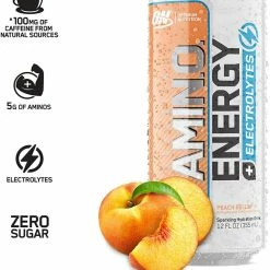 Amino Acids / Intraworkout Optimum Nutrition Sparkling Amino Energy RTD