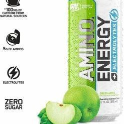 Amino Acids / Intraworkout Optimum Nutrition Sparkling Amino Energy RTD