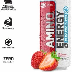 Amino Acids / Intraworkout Optimum Nutrition Sparkling Amino Energy RTD