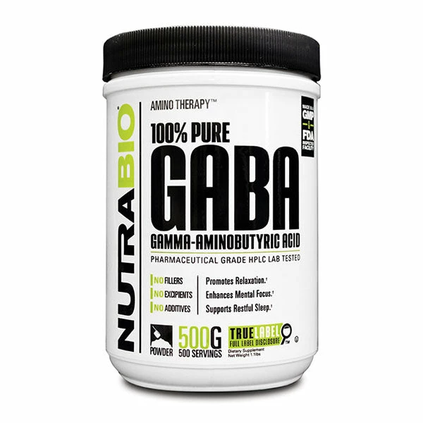 Best Pirce ๐ NutraBio 100% Pure GABA (500g) ๐ 1 NutraBio 100% Pure GABA (500g)