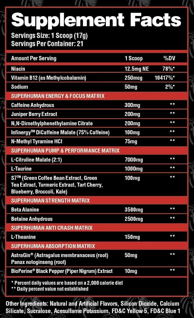 Flash Sale 👍 Alpha Lion Superhuman Supreme Pre-Workout 🎁 2 Alpha Lion Superhuman Supreme Pre-Workout