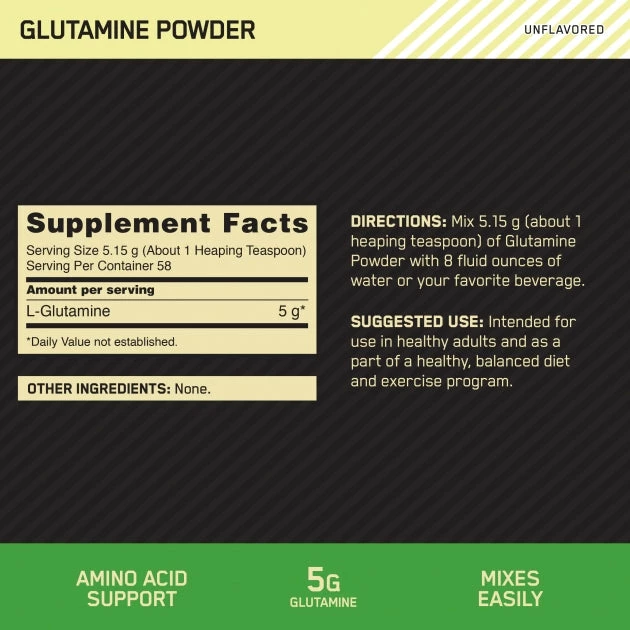 Buy 👍 Amino Acids / Intraworkout Optimum Nutrition Glutamine Powder 😀 2 Amino Acids / Intraworkout Optimum Nutrition Glutamine Powder