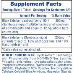 Hi Tech Pharmaceuticals Hi Tech Pharma Black Elderberry (120 Tablets)