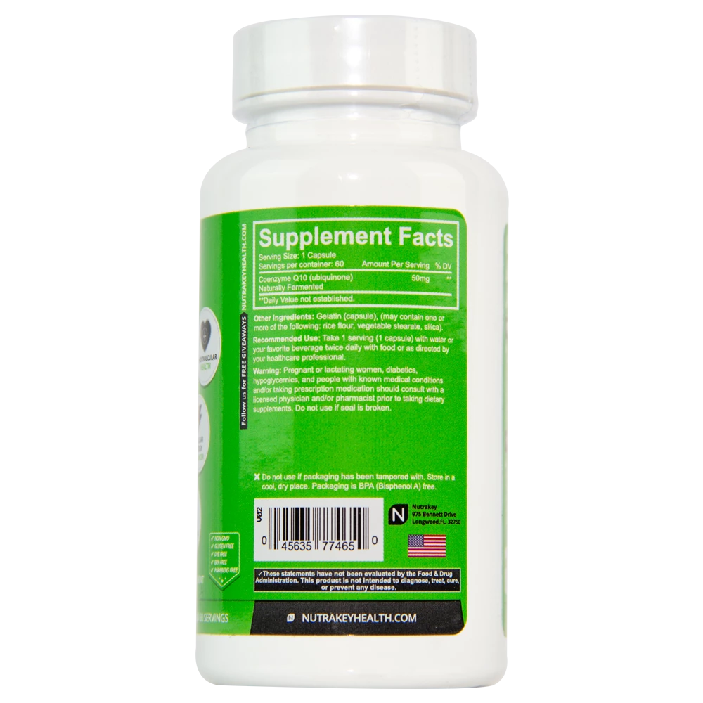 Best reviews of โ๏ธ Vitamins & Minerals Nutrakey CoQ10 (60 Caps) ๐ 2 Vitamins & Minerals Nutrakey CoQ10 (60 Caps)