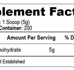 Hi Tech Pharmaceuticals Creatine Monohydrate