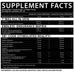 Inspired Nutraceuticals DVST8 Of The Union Pre-Workout