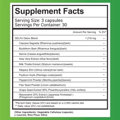 Vitamins & Minerals SelfE Detox (90 Vcaps)