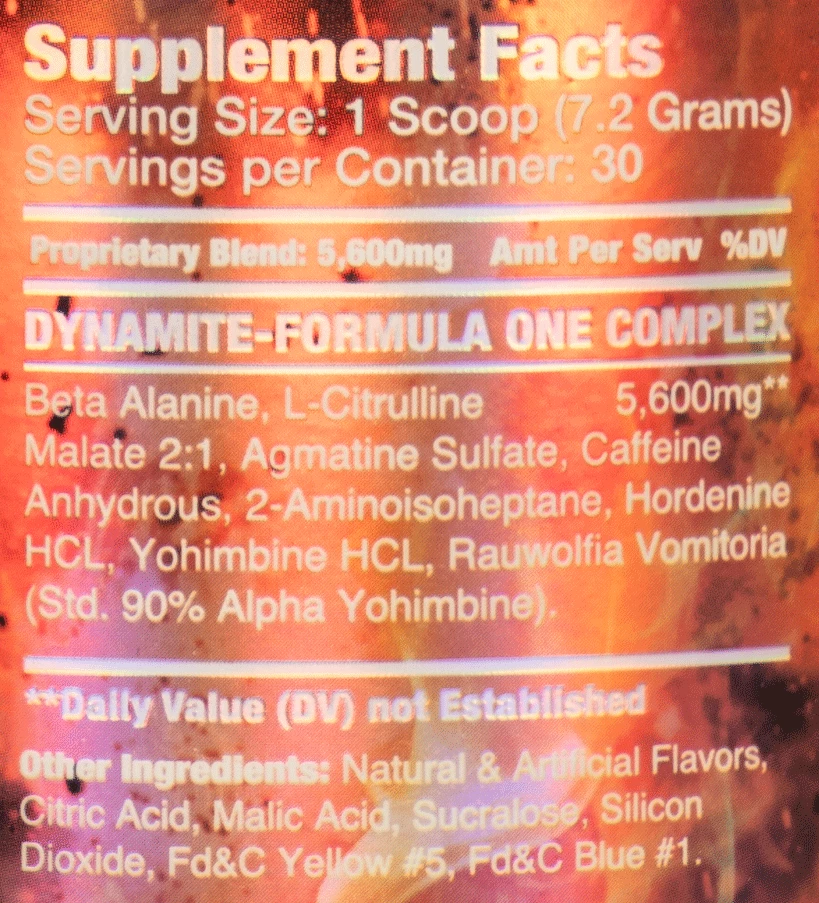 Best deal 🎁 Pre-Workout Dynamic Formulas Dynamite 🎁 2 Pre-Workout Dynamic Formulas Dynamite