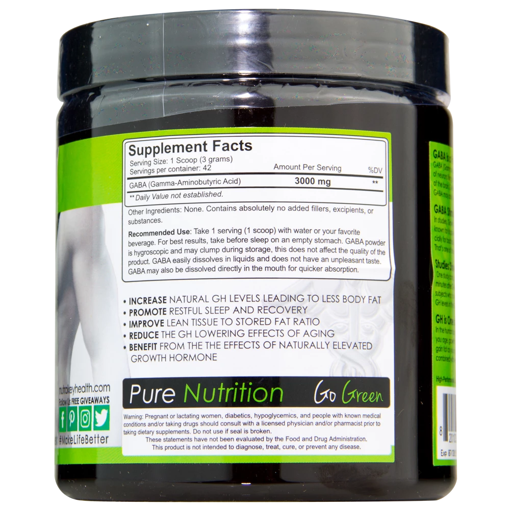 Budget ๐ Nootropics & Focus Nutrakey GABA (125g) ๐ฏ 2 Nootropics & Focus Nutrakey GABA (125g)