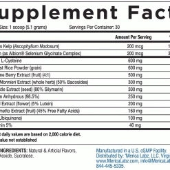 Merica Labz Guts N Glory Liver & Organ Support