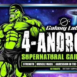 Galaxy Labs 4-Andro Supernatural Gains (60 Tabs) Test Boosters, Andro, And PCT