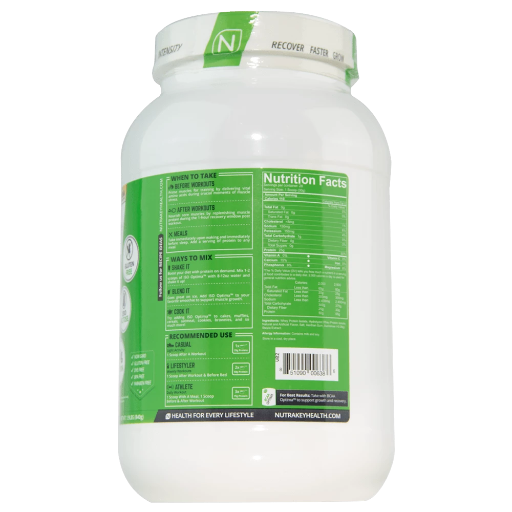 Budget ๐ Nutrakey ISO Optima ๐ 2 Nutrakey ISO Optima