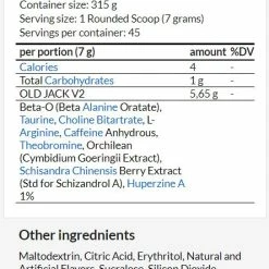 Pre-Workout GenOne Labs Old Jack V2