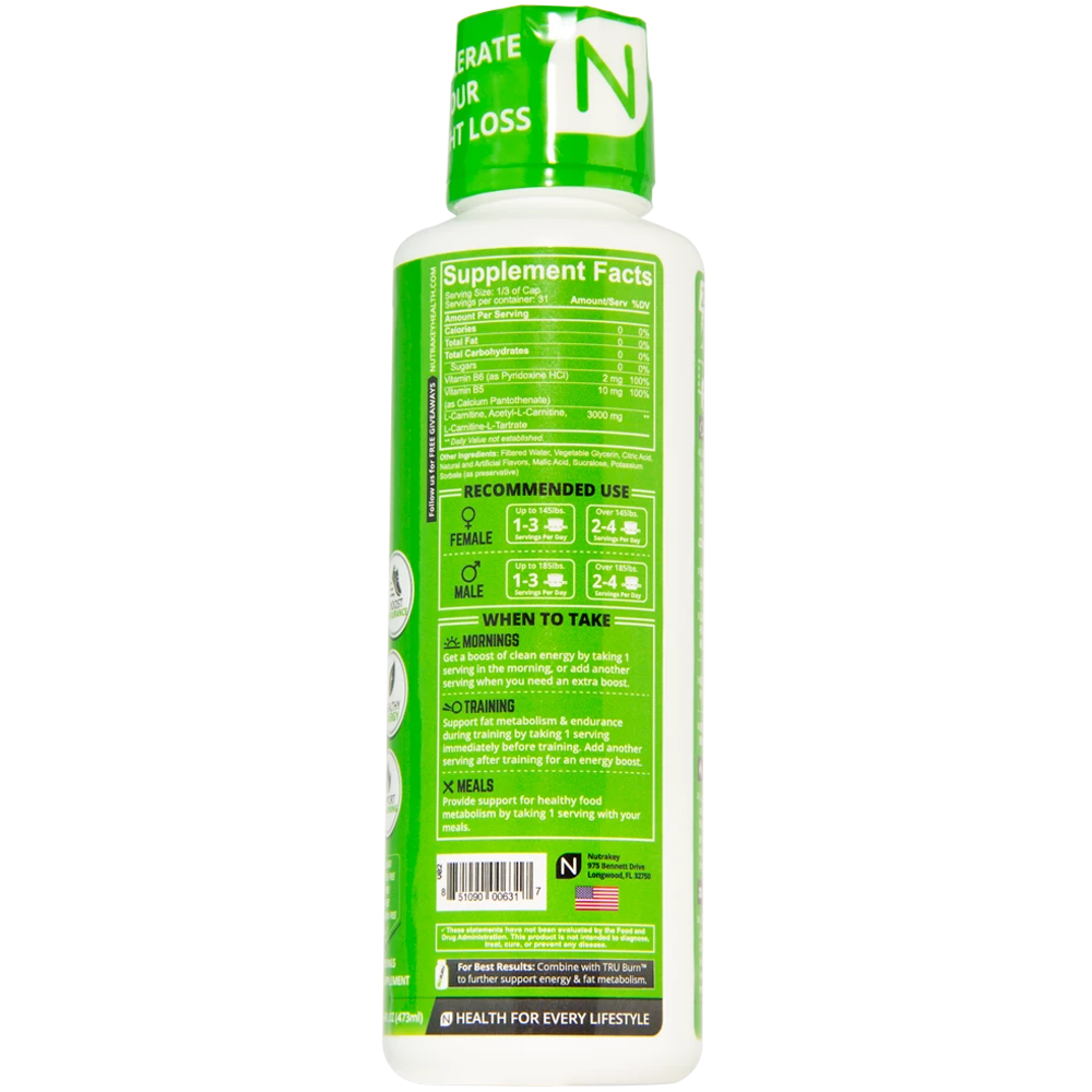 Flash Sale 😍 Fat Burners Nutrakey L-Carnitine 3000 ✨ 2 Fat Burners Nutrakey L-Carnitine 3000