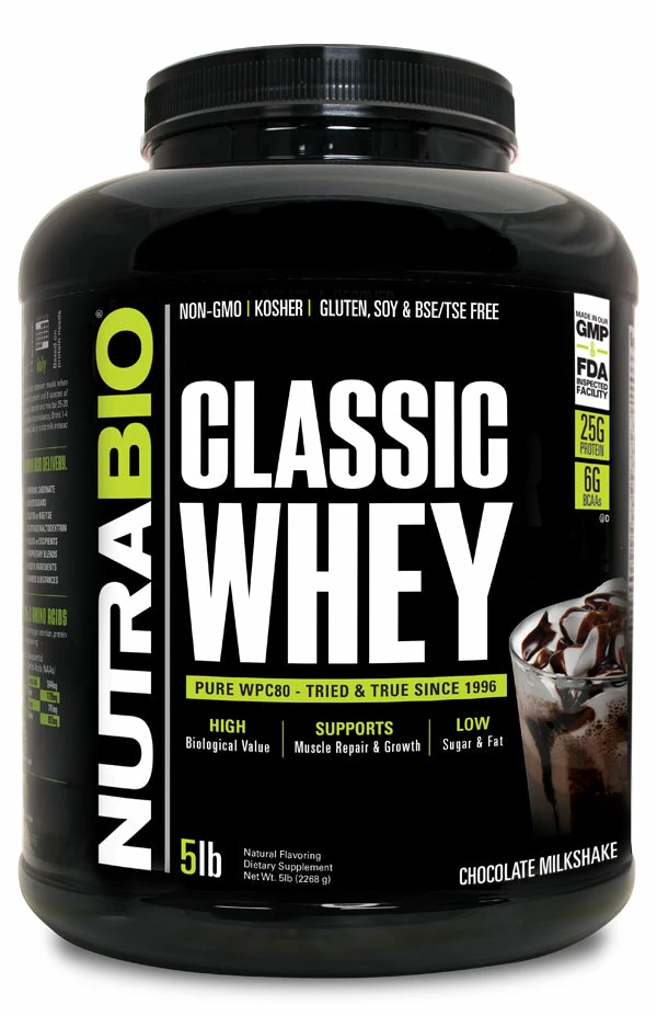 Discount ✨ NutraBio Classic Whey 🌟 6 NutraBio Classic Whey