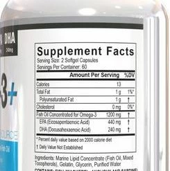 Vitamins & Minerals PES Omega-3+ (120 Softgels)