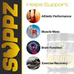 Suppz.com 100% Pure Micronized Creatine 300g
