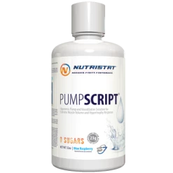 Pre-Workout Nutristat Pump Script 32Fl Oz Blue Raspberry