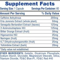 Hi Tech Pharmaceuticals Hi Tech Redux (60 Caps) Fat Burners
