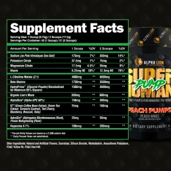Pre-Workout Alpha Lion Superhuman Pump