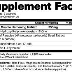 Alchemy Labs Shredded 3 (60 Caps) Test Boosters, Andro, And PCT
