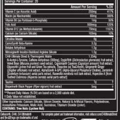 Cellucor C4 Ultimate Shred Pre-Workout