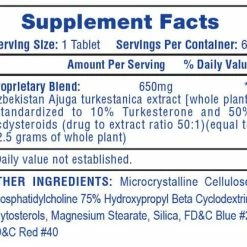 Hi Tech Pharmaceuticals Hi Tech Turkesterone 650 (60 Tabs)