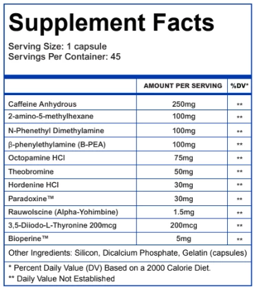 New 𧨠MuscleForce Vanquish Hardcore 45Caps Fat Burners 𧨠2 MuscleForce Vanquish Hardcore 45Caps Fat Burners