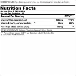 GenOne Labs Vitamin C & Vitamin E (120 Caps) (Expired Apr 2022)