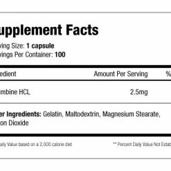 SNS Yohimbine 2.5 Fat Burners