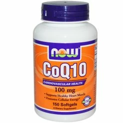 Vitamins & Minerals NOW COQ10 With Vitamin E (150 Softgels)