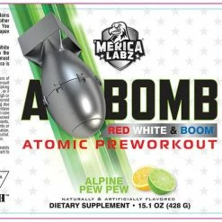 Pre-Workout Merica Labz A-Bomb Red White N Boom