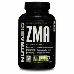 NutraBio ZMA Capsules Vitamins & Minerals