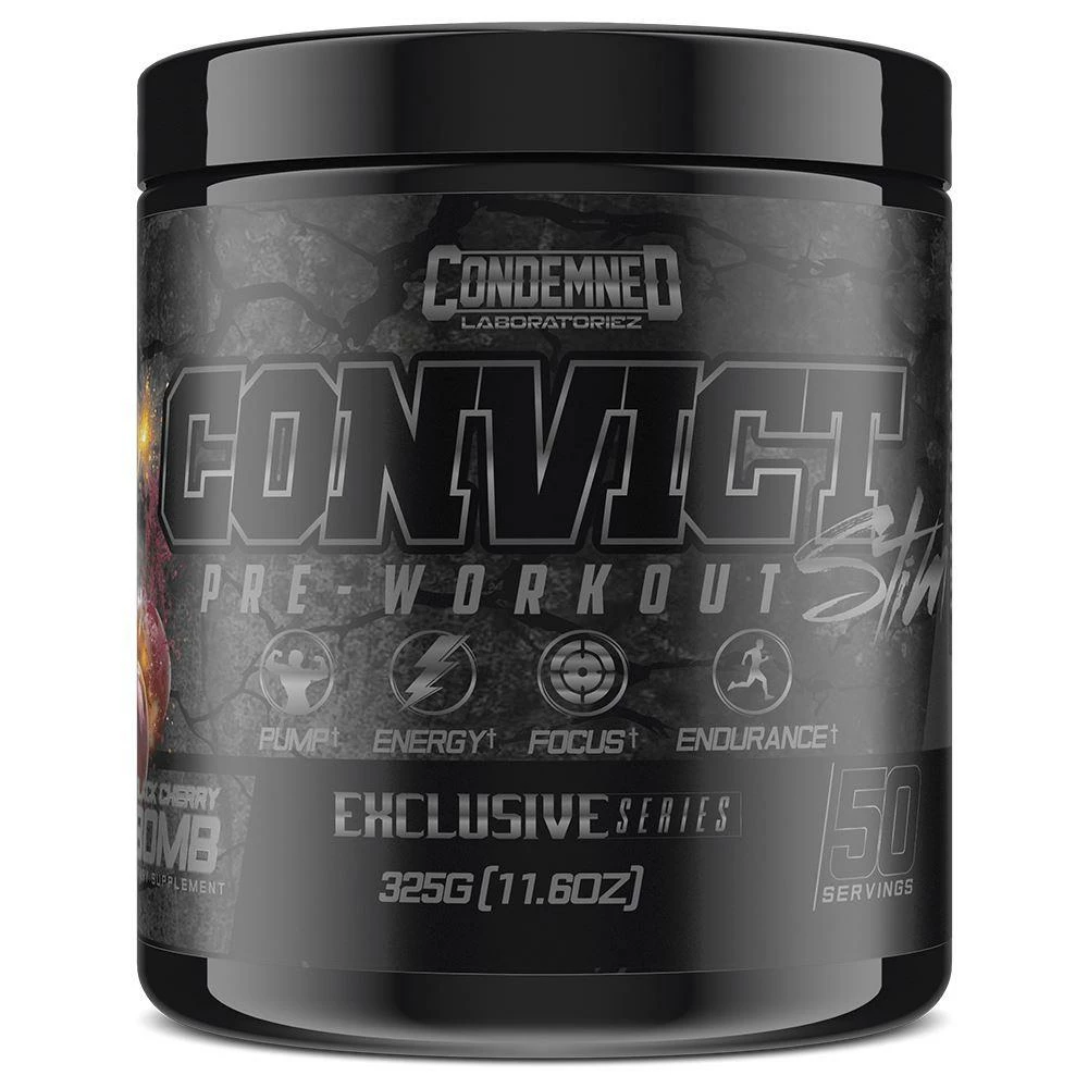 Best Pirce βοΈ Condemned Labz ConvictStim Pre-Workout π 3 Condemned Labz ConvictStim Pre-Workout
