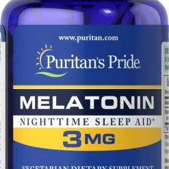 Puritans's Pride Puritan's Pride Melatonin 3mg 120Tablets Nootropics & Focus