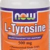 NOW L-Tyrosine 500mg (120caps) Amino Acids / Intraworkout